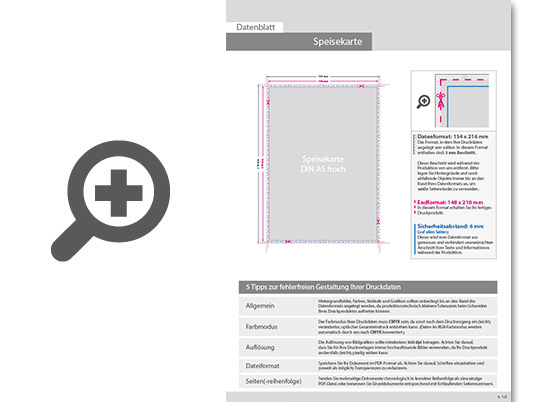 Product Bild speisekarte_mit_3-fach_drahtheftung__endformat_din_a5__16-seitig