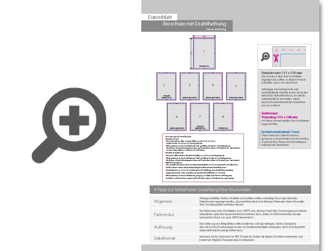 Product Bild brosch__re_mit_drahtheftung__endformat_din_a6__24-seitig