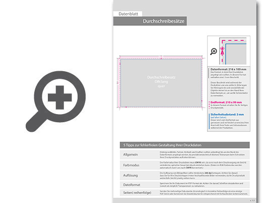 Product Bild durchschreibes__tze_din_lang_quer__4-fach__1_0-farbig