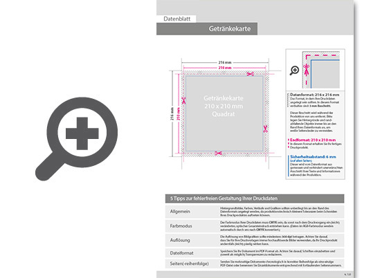 Product Bild getr__nkekarte_mit_metall-spiralbindung__endformat_quadrat_21_0_cm_x_21_0_cm__48-seitig