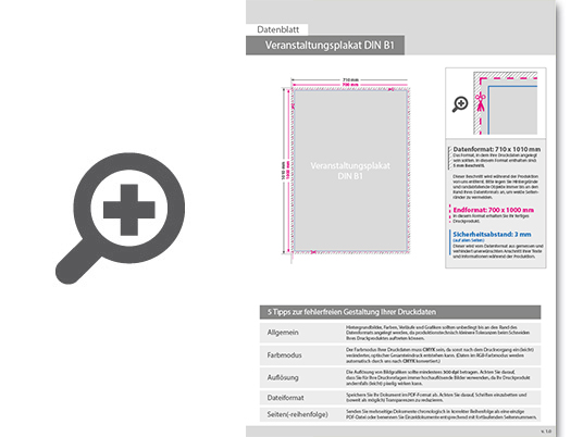 Product Bild veranstaltungsplakat_auf_hohlkammerplatte_din_b1_einseitig_4_0-farbig_bedruckt__plano